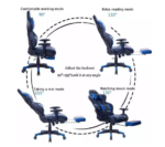 Silla Gamer Reclinable con Reposa Pies - Imagen 4