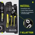 Kit De Herramientas Klatter 160 Piezas Destornillador Pinzas - Imagen 3
