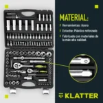 Juego De Dados Klatter 108 Piezas Kit De Herramientas - Imagen 4