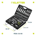 Juego De Dados Klatter 108 Piezas Kit De Herramientas - Imagen 2