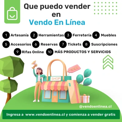 Que productos puedo vender online a traves de vendoenlinea